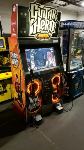 GUITAR HERO MUSIC ARCADE GAME RAW THRILLS