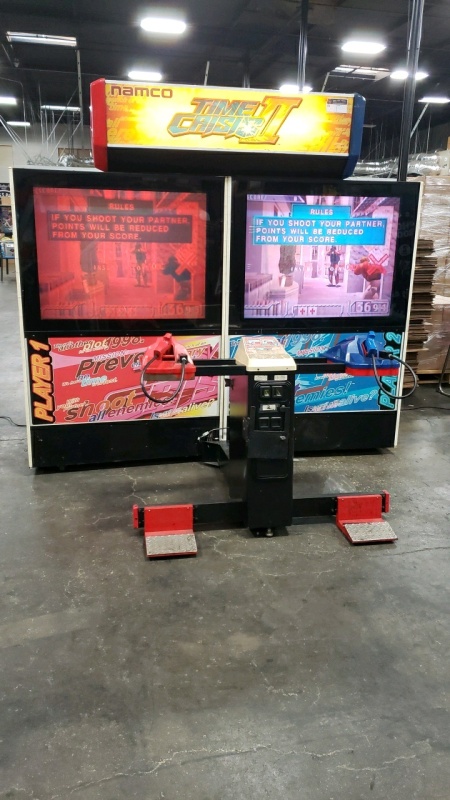 TIME CRISIS II TWIN DELUXE 50" ARCADE GAME NAMCO