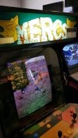 MERCS DEDICATED CLASSIC 3 PLAYER ARCADE GAME 25" MONITOR - 4