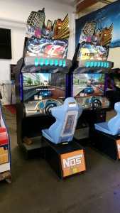 DEAD HEAT DELUXE SITDOWN DRIVER ARCADE GAME NAMCO #1