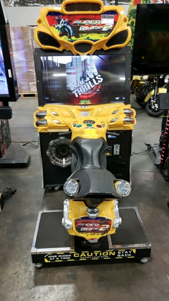 SUPER BIKES 2 MOTORCYCLE RACING ARCADE GAME 42 LCD