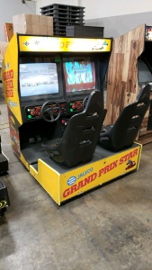 GRAND PRIX DUAL SITDOWN RACING ARCADE GAME GAELCO