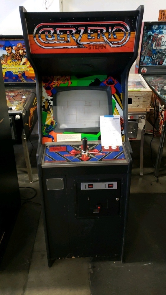 BERZERK UPRIGHT CLASSIC STERN ARCADE GAME PROJECT