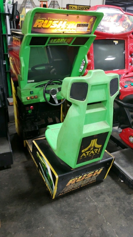 RUSH THE ROCK SITDOWN RACING ARCADE GAME ATARI