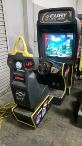 CART FURY DELUXE SITDOWN RACING ARCADE GAME MIDWAY 38"