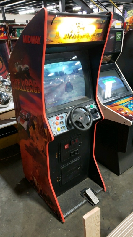 OFFROAD CHALLENGE UPRIGHT DRIVER ARCADE GAME