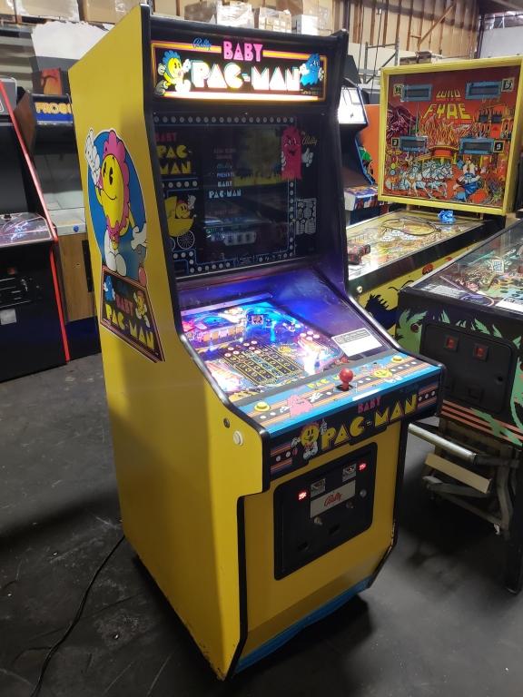 BABY PACMAN PINBALL ARCADE GAME MIDWAY CLASSIC