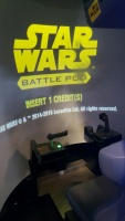 STAR WARS BATTLE POD DELUXE DOME SPACE BATTLE SIMULATOR ARCADE GAME NAMCO - 5