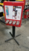 4 SELECT STICKER MACHINE BULK VEND STAND