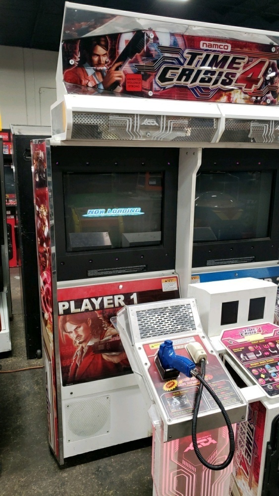 TIME CRISIS 4 DUAL SHOOTER UPRIGHT ARCADE GAME NAMCO