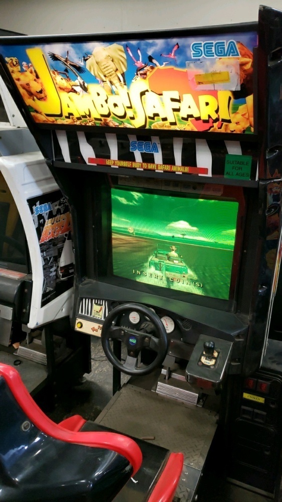 JAMBO SAFARI SITDOWN DRIVER ARCADE GAME SEGA NAOMI