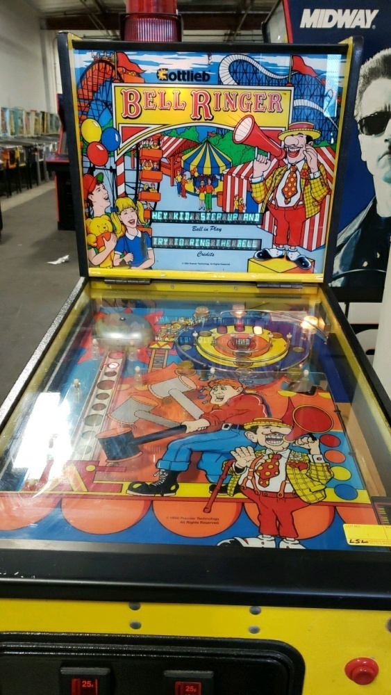 Bell Ringer Pinball BELL RINGER MINI GOTTLIEB PINBALL REDEMPTION GAME