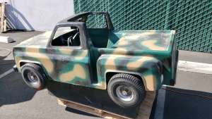 KIDDIE RIDE CAMO ARMY JEEP RIDER