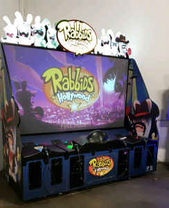 RABBIDS HOLLYWOOD DELUXE SIZE REDEMPTION VIDEO ARCADE GAME ADRENALINE AMUSEMENT