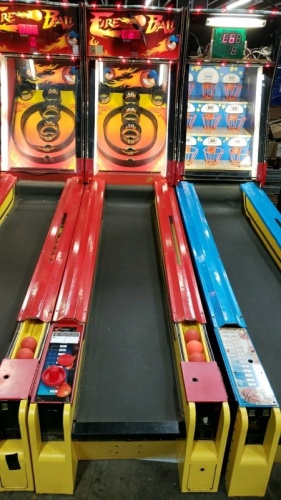 FIREBALL ALLEY ROLLER TICKET REDEMPTION GAME BAYTEK #1