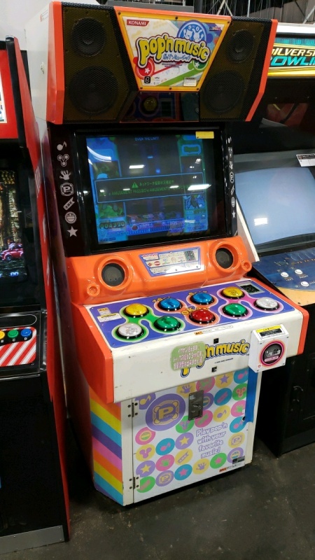 POP'N MUSIC RYTHYM MUSIC ARCADE GAME KONAMI BEMANI