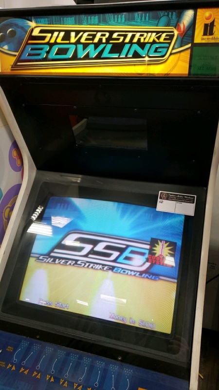 SILVER STRIKE BOWLING UPRIGHT ARCADE GAME