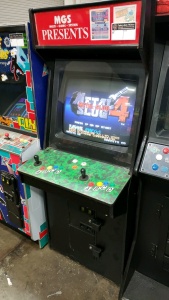 NEO GEO 2 SLOT METAL SLUG 4 PUZZLE BOBBLE UPRIGHT ARCADE GAME