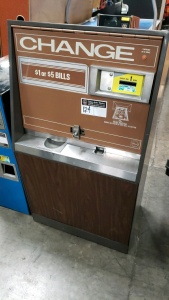 ROWE BC35 DOLLAR COIN CHANGER MACHINE W/ MARS BILL ACCEPTOR