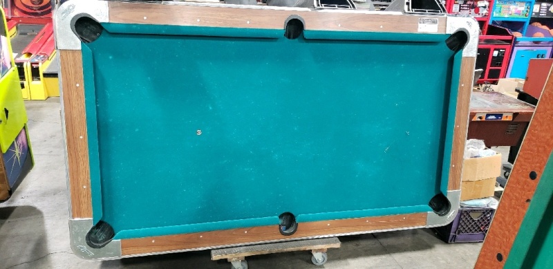 POOL TABLE DYNAMO 7' SLATE TOP COIN OP