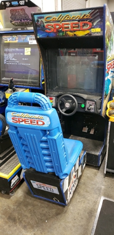 CALIFORNIA SPEED SITDOWN DRIVER ARCADE GAME