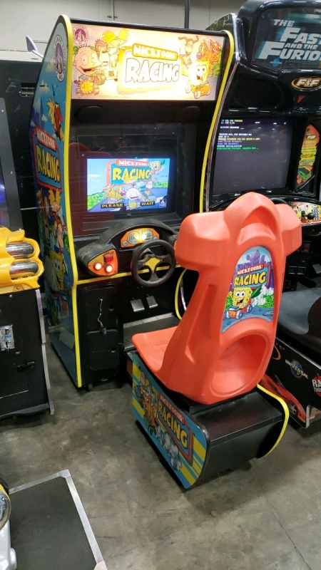 NICKTOONS RACING SITDOWN RACING ARCADE GAME