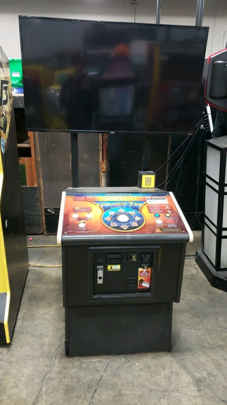 GOLDEN TEE GOLF PEDESTAL ARCADE GAME W/ MONITOR PROJECT