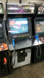 INVASION MIDWAY UPRIGHT SHOOTER ARCADE GAME