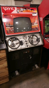 SPRINT CLASSIC 2 PLAYER UPRIGHT ARCADE GAME