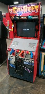 EVIL NIGHT 3 PLAYER SHOOTER ARCADE GAME KONAMI