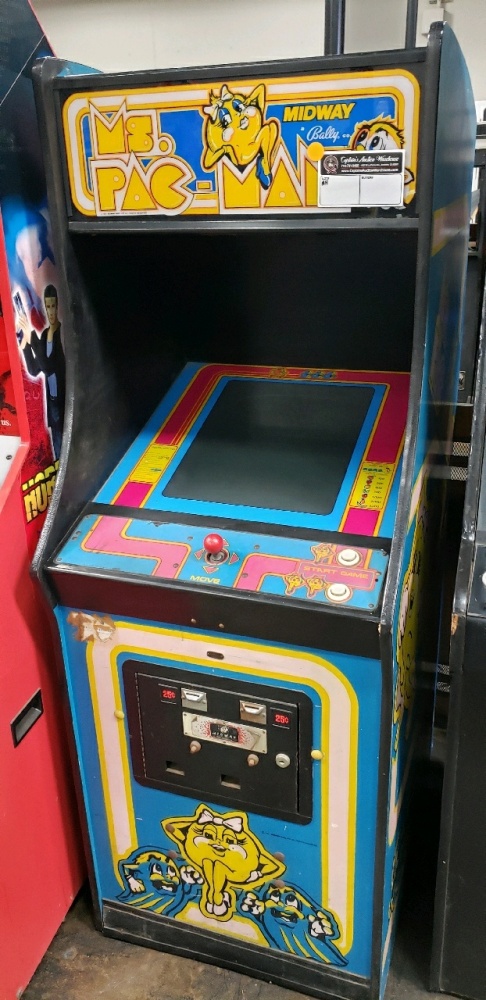 MS. PACMAN CLASSIC UPRIGHT ARCADE GAME BALLY MIDWAY - 2