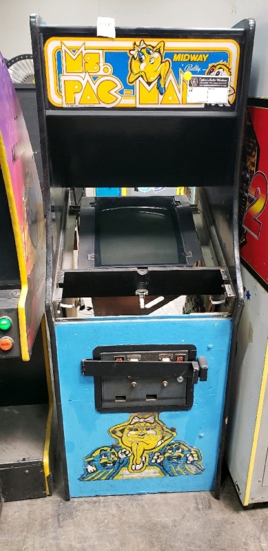 MS. PACMAN CLASSIC UPRIGHT ARCADE GAME BALLY MIDWAY #2