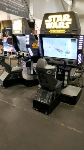 STAR WARS BATTLE POD 42 ACTION SHOOTER ARCADE GAME NAMCO #2