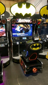 BATMAN RAW THRILLS DELUXE SITDOWN DRIVER ARCADE GAME #4