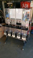 NORTHWESTERN 9 HEAD CANDY CAPSULE BULK VENDING RACK