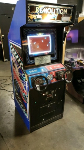 DEMOLITION DERBY CLASSIC ARCADE GAME BALLY MIDWAY