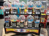 NORTHWESTERN 10 HEAD GLOBE CANDY VENDING RACK