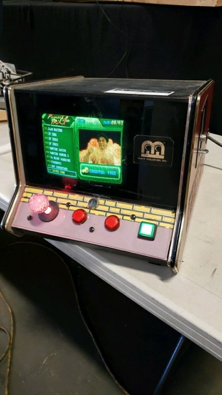 PANDORA 4 MULTICADE COUNTER TOP ARCADE GAME 9" CRT MONITOR