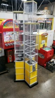 4 TOWER BEAVER BRAND BULK VENDING KIOSK YELLOW - 2