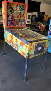 GENIE WIDEBODY GOTTLIEB PINBALL MACHINE