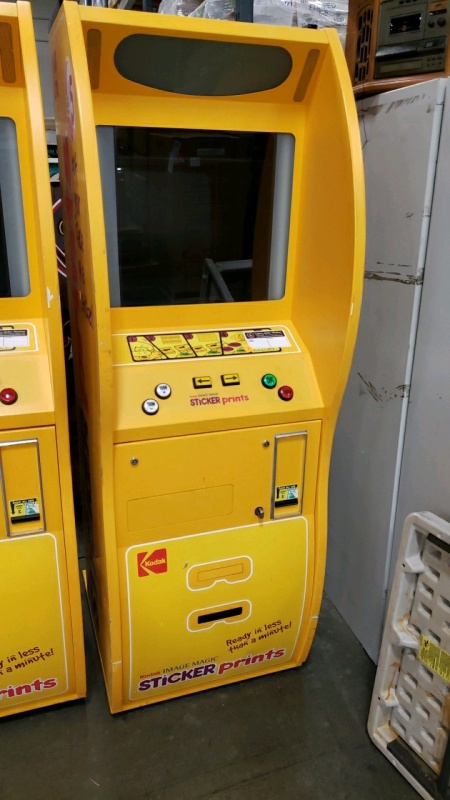 KODAK STICKER PRINT PHOTOBOOTH SELF VENDING KIOSK #1