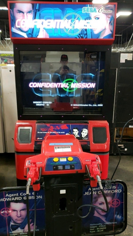 CONFIDENTIAL MISSION DELUXE 50 ENVIRONMENTAL SHOOTER ARCADE
