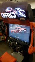 GRID RACING DELUXE SEGA 42" SITDOWN RACING ARCADE GAME #1 - 6