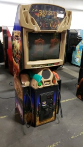 BIG BUCK WORLD UPRIGHT SHOOTER ARCADE GAME