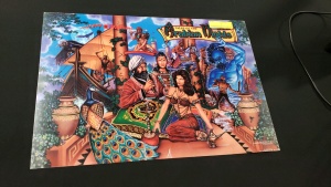 1 LOT- TALES OF THE ARABIAN NIGHTS PINBALL TRANSLITE