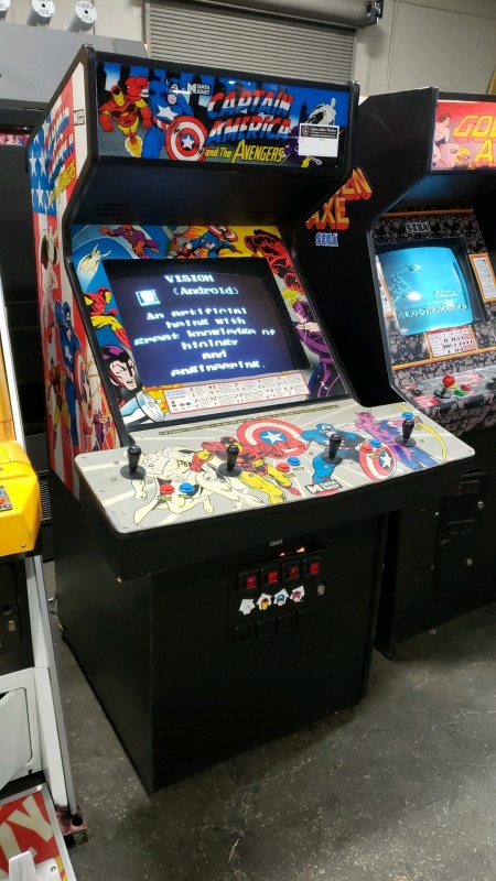 CAPTAIN AMERICA AND THE AVENGERS ARCADE GAME DATA EAST