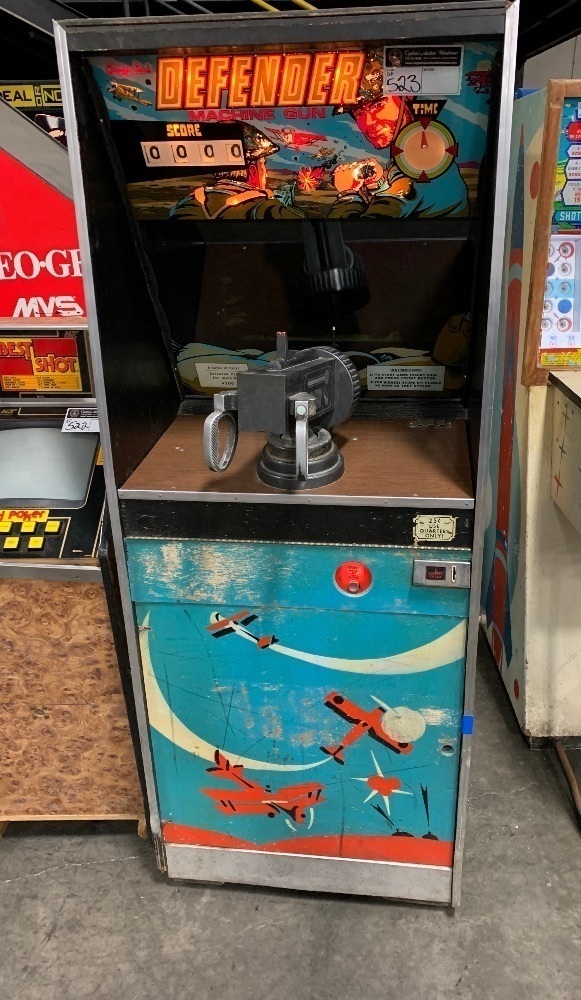 Machine Gun Base Defender Game DEFENDER MACHINE GUN ELECTRO GALLERY GUN ARCADE GAME