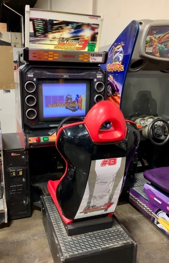 MAXIMUM TUNE 3 NAMCO RACING ARCADE GAME