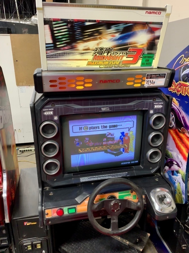 MAXIMUM TUNE 3 NAMCO RACING ARCADE GAME