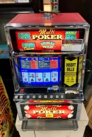 ANTIQUE MULTI POKER VIDEO POKER UPRIGHT W/ STAND $0.25 SLOT. - 9